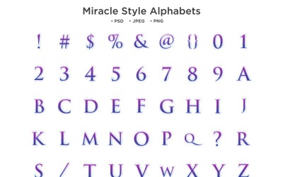 Wunder-Alphabet, ABC-Typografie