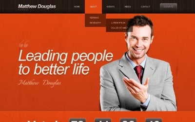 Darmowy motyw WordPress dla kandydata politycznego