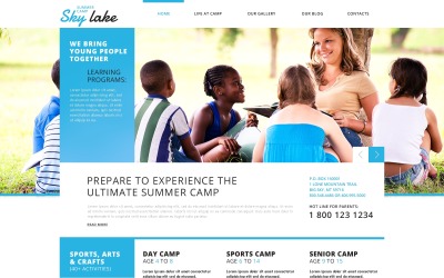 Darmowy motyw WordPress Responsive Summer Camp