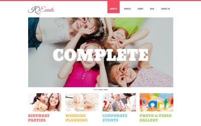 Free WordPress Template for Event Planning Agencies