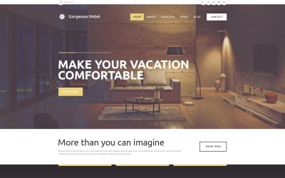 Gratis hotels Responsive WordPress-thema