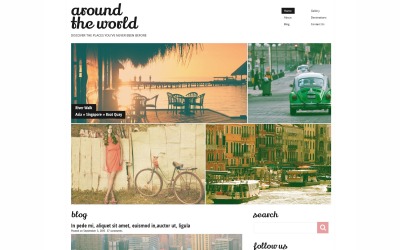 Ingyenes utazásra reagáló WordPress téma