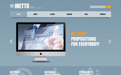 Kostenloses Internet Responsives WordPress-Theme