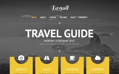Kostenloses responsives WordPress-Theme für Reisebüros