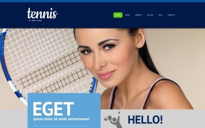 Tema de WordPress responsivo de tenis gratis