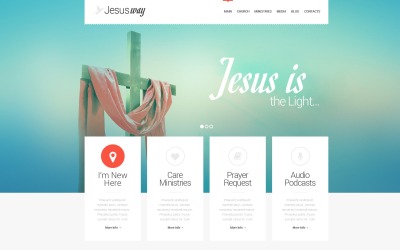 Tema WordPress Responsivo Cristão Gratuito