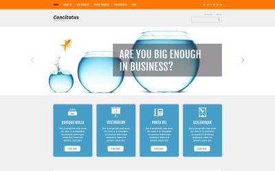 Tema WordPress responsivo da empresa de gerenciamento gratuito