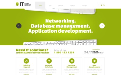 Zdarma téma WordPress reagující na IT