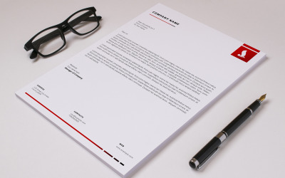 Company Letterhead Corporate Identity Template