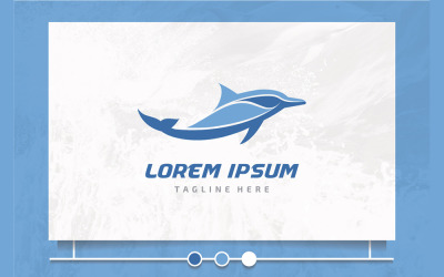 Delphin - Kreatives Konzept Fisch Logo Design