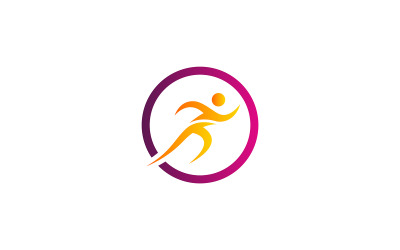 Human Health Logo Design Vector Sablon