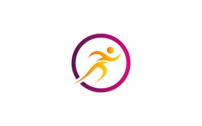 Menselijke gezondheid Logo vector ontwerpsjabloon