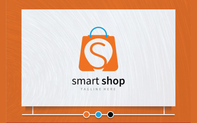 Smart Shop - Diseño de logotipo de idea creativa