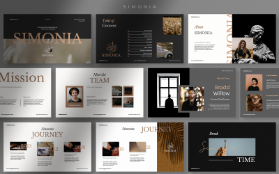 Simonia - Professional Company PowerPoint Template