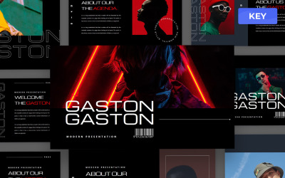 Gaston - Keynote-presentatiesjabloon