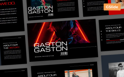 Gaston - šablona prezentace Google
