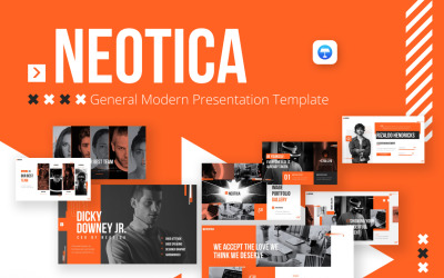 Neotica többcélú modern Keynote sablon