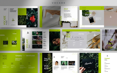 Vocade - friss avokádó professzionális vállalati üzleti bemutató