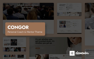 Congor - Thème WordPress pour coach personnel et mentor