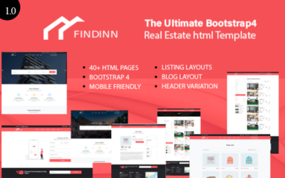 FindInn - Real Estate &amp;amp; Property Listing HTML Template