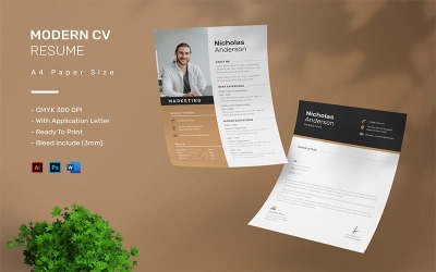 Nicholas Anderson - CV CV-sjabloon