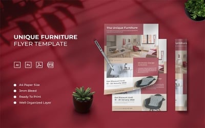 Unique Furniture - Flyer Template