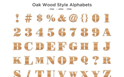 Wood text Style Alphabet, Abc Typography