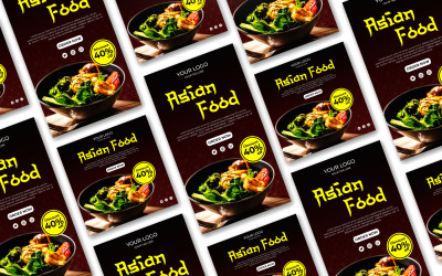 Social Media Post en Story Food
