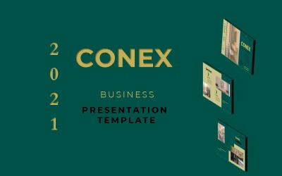 Conex - Modèle PowerPoint de présentation d&amp;#39;entreprise