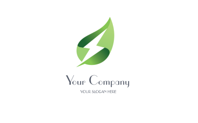 Energía verde - Plantilla de logotipo