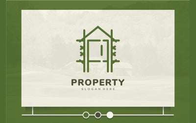 Proprietà verde - Logo Design
