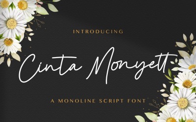 Cinta Monyett - 手写字体