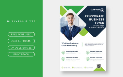 Corporate Business Flyer mall layout