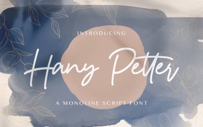 Hany Petter - рукописный шрифт