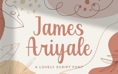 James Ariyale - Handwritten Font