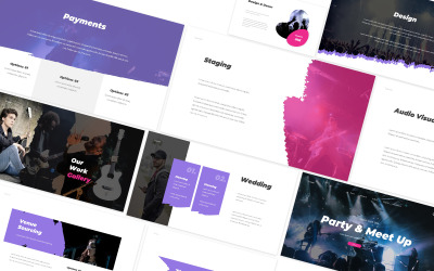 Party & Meet Up Event Google Slides Template