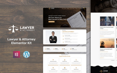 Adwokat i Adwokat Kancelaria Prawna - Law Elementor Kit