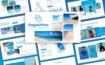 Aogashima - 多用途旅行PowerPoint模板