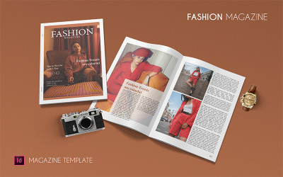 Mode - Tijdschriftsjabloon