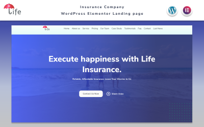 Vita - Assicurazioni Azienda Landing page Elementor