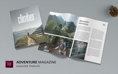 Climber - Magazin Vorlage