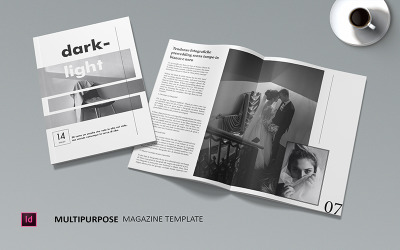 Darklight - Modèle de magazine
