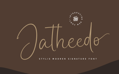 Jatheedo - Aláírás betűtípus