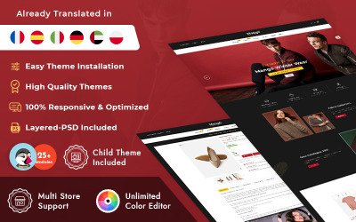 Mango Fashion - PrestaShop Theme for Online Fashion Store