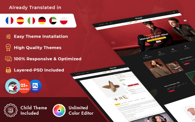 Mango Fashion - PrestaShop Theme for Online Fashion Store