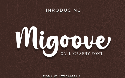 Migoove - Bold Script betűtípus