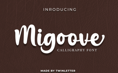 Migoove - 粗体脚本字体