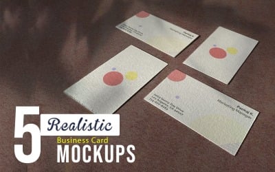 Realistic Product Mockup Business Card Mockup PSD