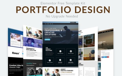 VeeFolio - Portfolio Modern Design Elementor Template Kit