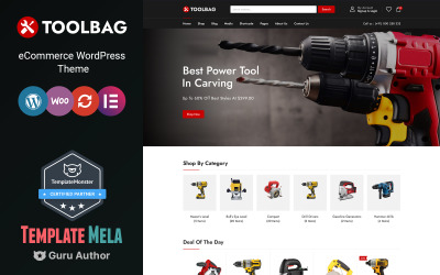 Bolsa de herramientas - Tema Elementor WooCommerce